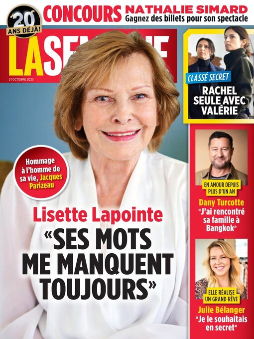 Title details for La Semaine by TVA Publications Inc. - Available